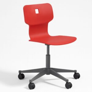 Sedia Monoscocca A Cinque Razze Su Ruote G-Type