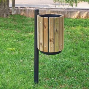 AL 537/P CESTINO “TAORMINA” RIVESTITO IN LEGNO