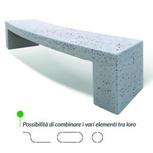 Panchina Stone Convessa