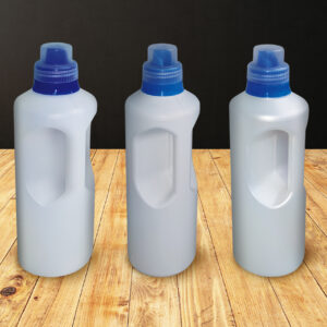 FLACONE 1 L TONDO NEUTRO CON MANICO